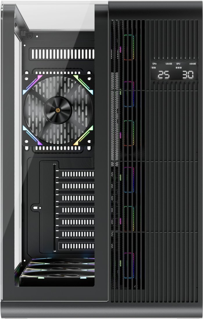 Корпус 1stPlayer RT7 RT7-BK-3FC7R-1FC7 (черный)