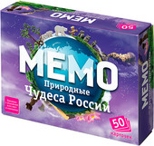 Настольная игра Бэмби Мемо - Природные чудеса России
