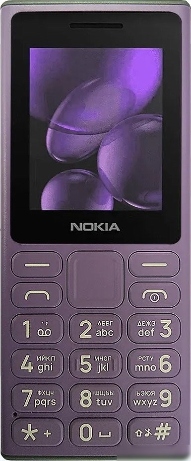 Кнопочный телефон Nokia 108 (2024) Dual SIM TA-1627 (фиолетовый)