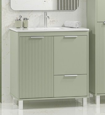 Brevita Тумба под умывальник Risacca Pistachio 80 RIS-06080-0842Я (фисташковый)