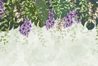 Фотообои Vimala Векторные цветы 19 270x400