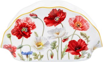Салфетница Elan Gallery Маки New Bone China 420456