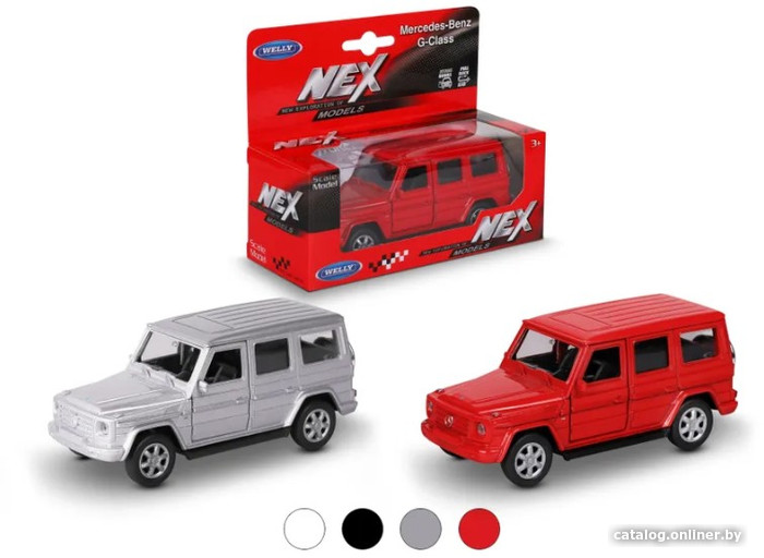 Внедорожник Welly Mercedes Benz G-Class 43689W (черный)