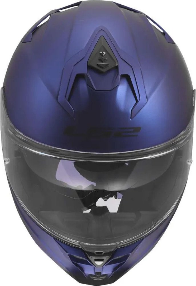 Мотошлем LS2 FF817 Challenger II Solid (2XL, темно-синий матовый)