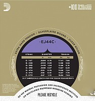 Струны для гитары D'Addario EJ-44C