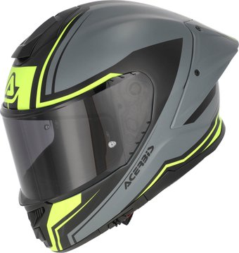 Мотошлем Acerbis Tarmak-X 0027315.290.069 (XXL, серый/желтый)