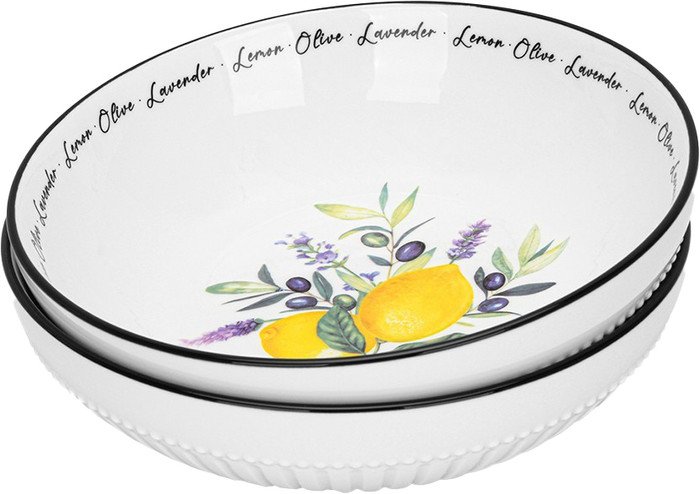Набор глубоких тарелок Fissman Provence 13625 (2шт)