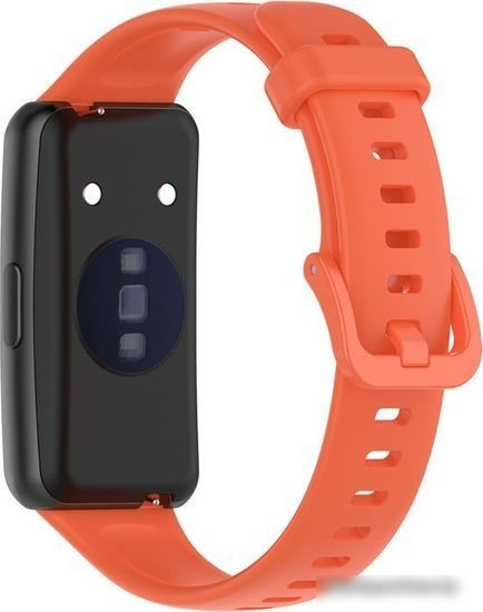 Ремешок Rumi силиконовый для Huawei Band 7 (оранжевый)
