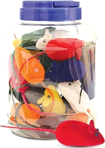 Игрушка для кошек Triol Мышь 3850 6,5 см 45 штук