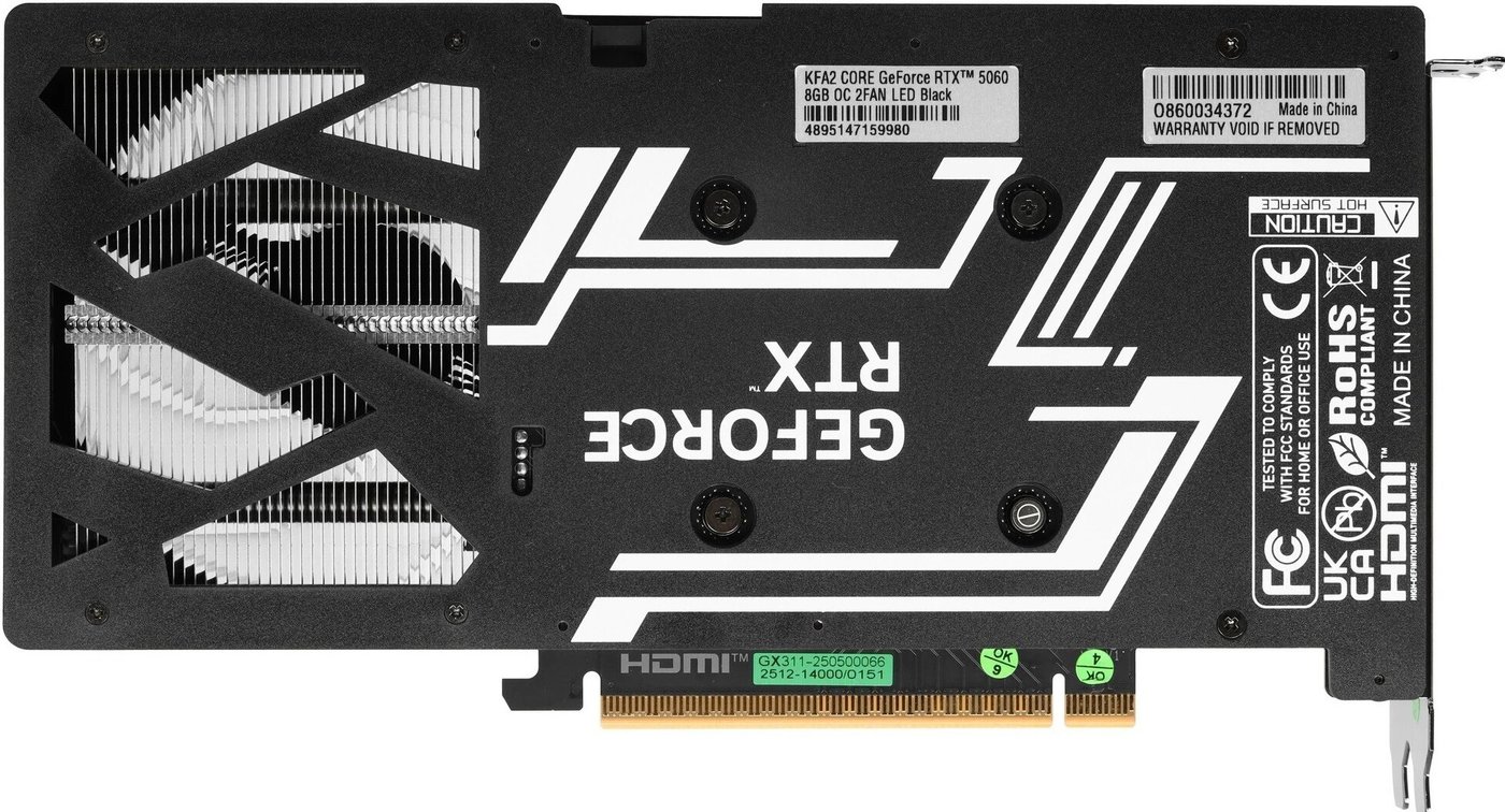 Видеокарта KFA2 GeForce RTX 5060 Core OC 56NSN8MDDCOK