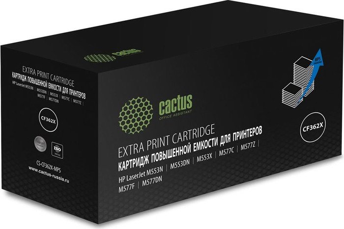 Картридж CACTUS CS-CF362X-MPS (аналог HP CF362X-MPS)