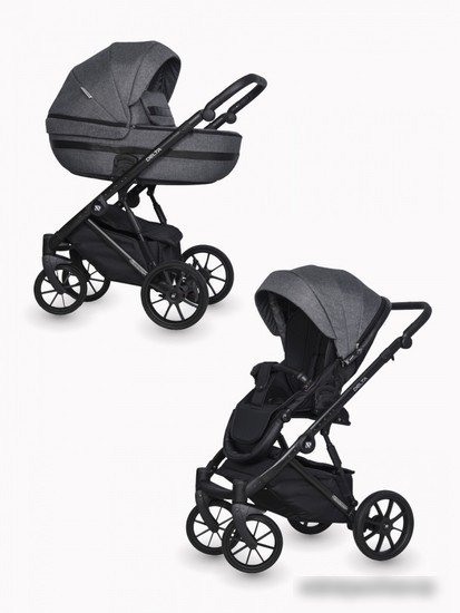 Универсальная коляска Riko Basic Delta (2 в 1, 05/carbon)