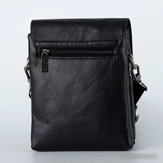 Мужская сумка Poshete 250-1346-1-BLK (черный)