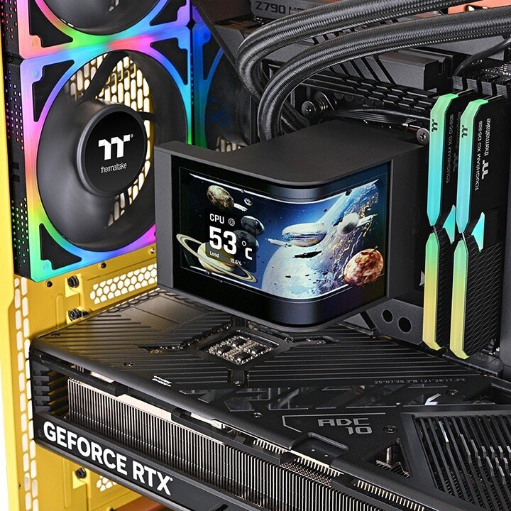 Система жидкостного охлаждения для процессора Thermaltake MAGCurve 360 Ultra ARGB Sync CL-W453-PL12SW-A