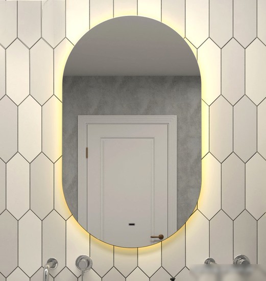 Континент Зеркало Fleur Led 60x100 (бесконтактный сенсор)