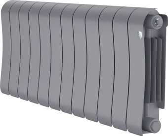 Биметаллический радиатор Royal Thermo Infinity 300 Silver Satin (12 секций)