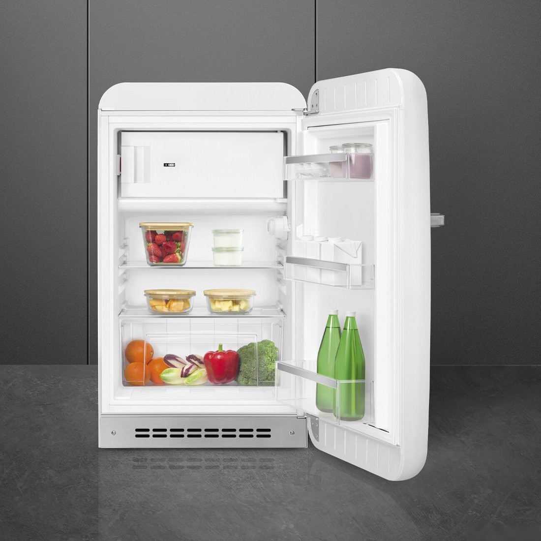 Однокамерный холодильник Smeg FAB10RWH6