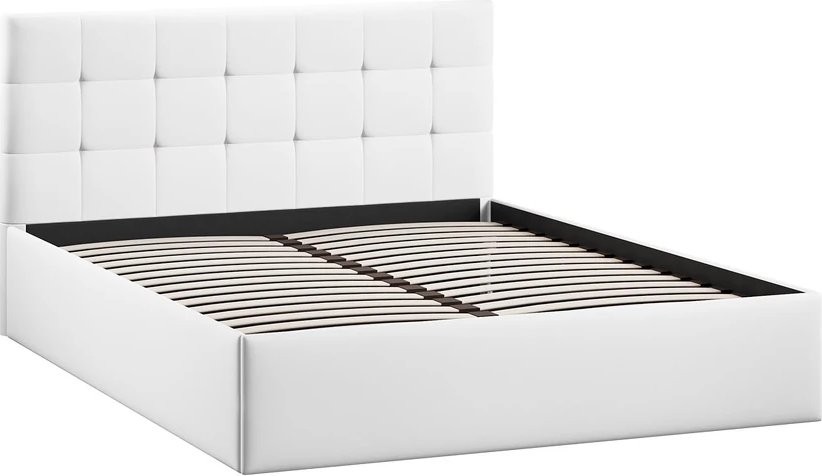 Кровать Трия Джоли Тип 1 универсальный 180x200 (экокожа Polo white)