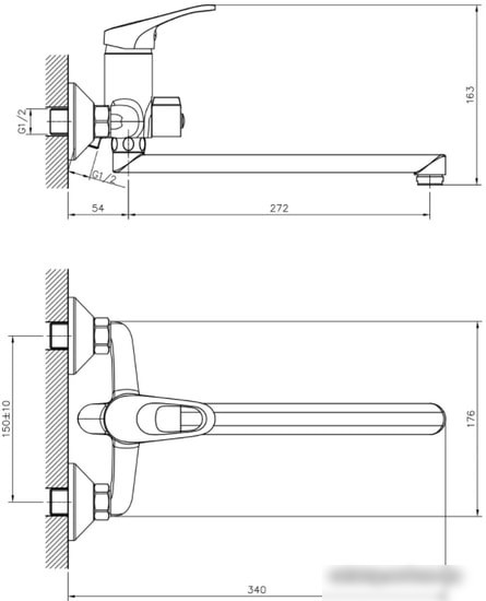 Смеситель Decoroom DR21043