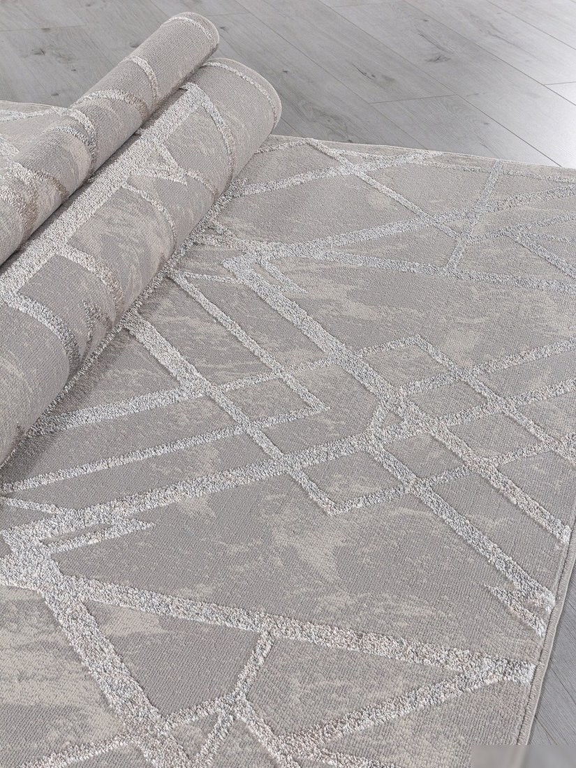 Ковер для жилой комнаты Merinos Liman F480-STAN-GRAY-BEIGE (1.6х3)