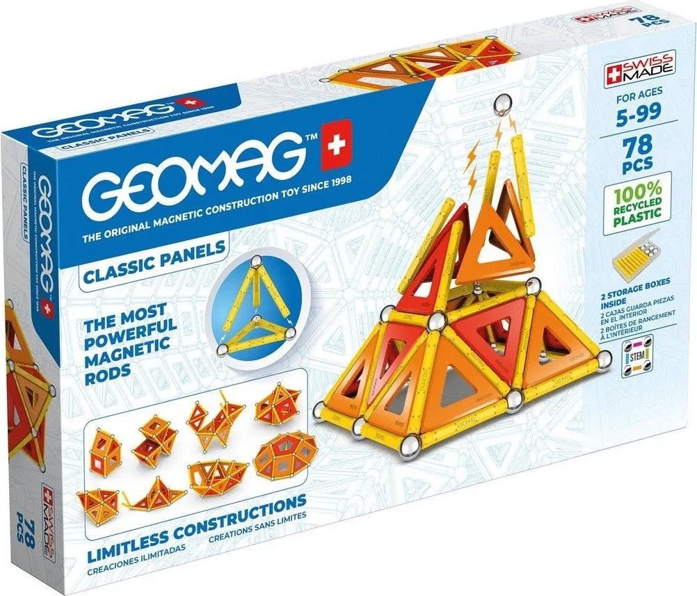 Магнитный конструктор Geomag Классик пластины GM472