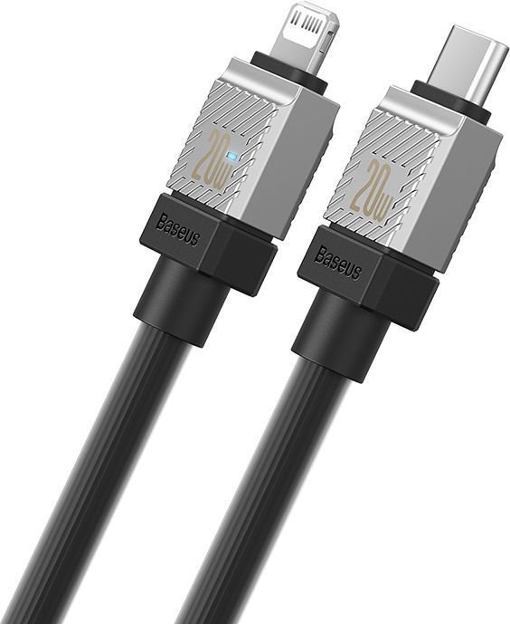 Кабель Baseus CoolPlay Series USB Type-C - Lightning (2 м, черный)