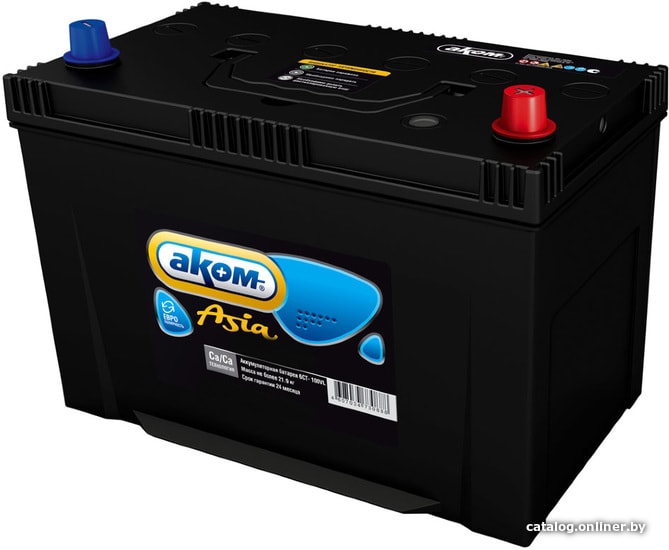 Автомобильный аккумулятор AKOM Asia 90p (90 А·ч) Автомобильный аккумулятор AKOM Asia 90p (90 А·ч)