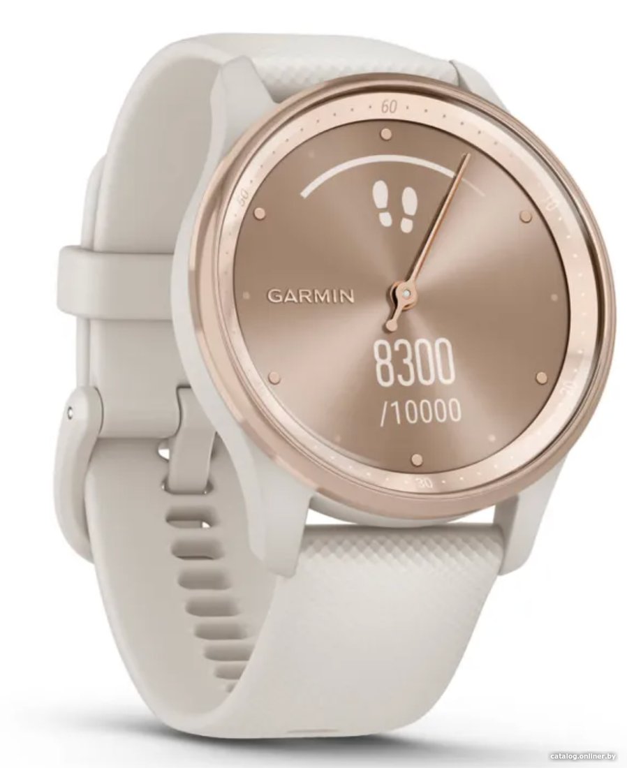 Гибридные умные часы Garmin Vivomove Trend (слоновая кость)