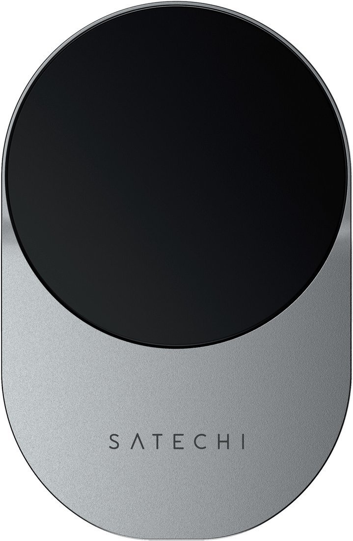 Держатель для смартфона Satechi Qi2 Wireless Car Charger 15W (серый космос)