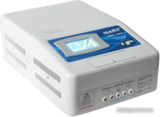 Стабилизатор напряжения Rucelf SRWII-6000-L