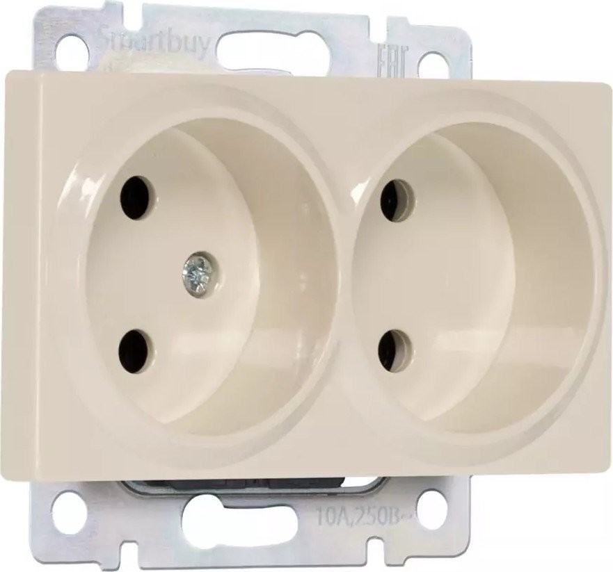Розетка SmartBuy SBE-05i-10-S2-N
