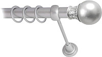Карниз для штор Lm Decor Тифани 037 1р гладкий 25мм (сатин, 4м)