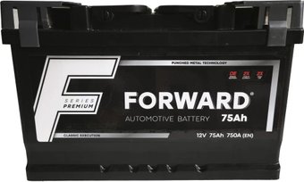 Автомобильный аккумулятор Forward Premium R+ низк. (75 А·ч)