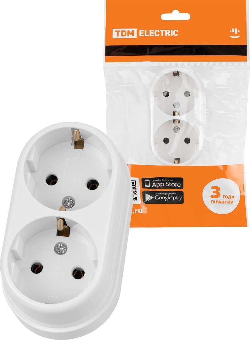Розетка TDM Electric Ретро SQ1806-0531 (белый)