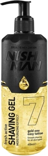 Гель для бритья Nishman 07 Gold One (400 мл)