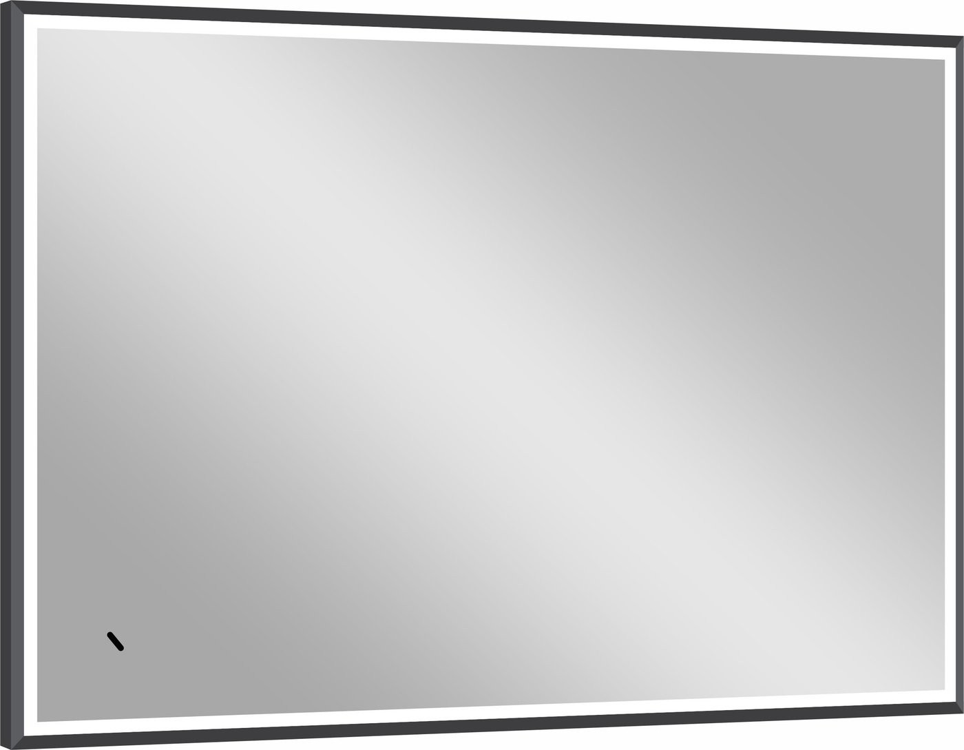 Континент Зеркало Stage Grey Led 100х70 (с реверсивным креплением, бесконтактным сенсором)