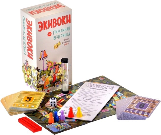 Настольная игра Экивоки Экивоки. Пижамная вечеринка