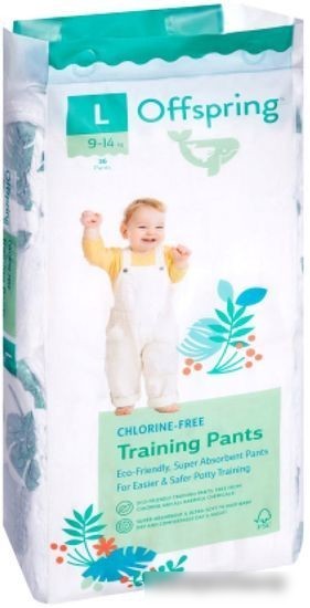 Трусики-подгузники Offspring L 9-14кг Тропики (36 шт)