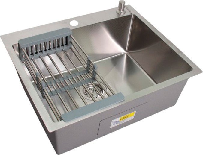 Кухонная мойка Wisent WS-36050D/GER013 (с сифоном, дозатором и коландером)