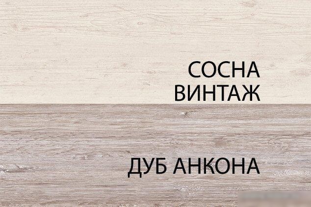 Шкаф распашной Anrex MONAKO 2DG2S (сосна винтаж/дуб анкона)