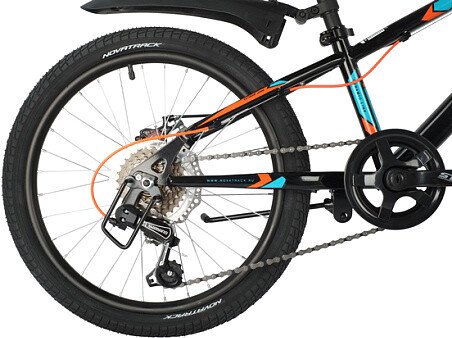 Детский велосипед Novatrack Extrime 6.D 2021 20SH6D.EXTREME.BK21 (черный)