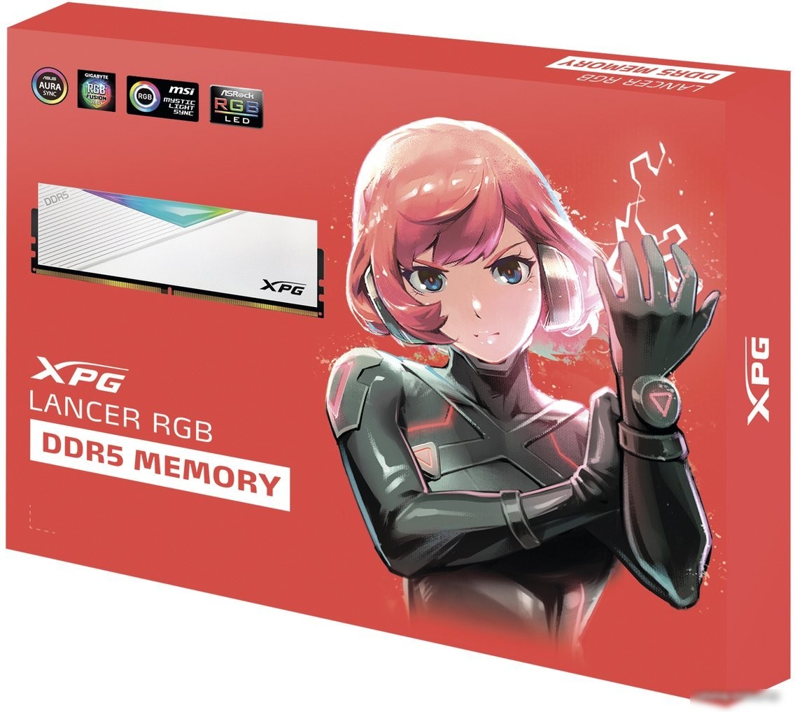 Оперативная память ADATA XPG Lancer RGB 2x48ГБ DDR5 6000МГц AX5U6000C3048G-DCLARWH