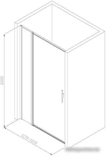 Душевая дверь Allen Brau Priority 3.31009.BBA