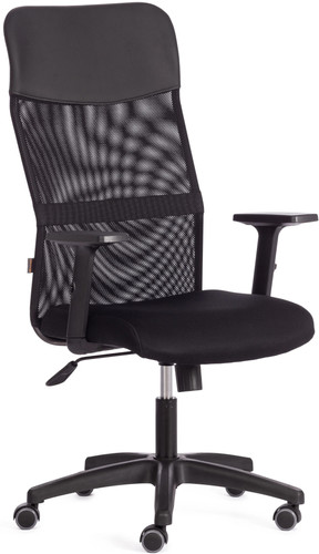 Кресло TetChair Practic Plt кожзам/ткань (черный)