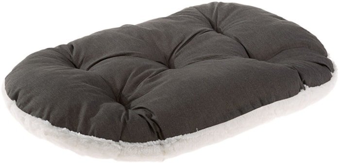 Лежак Ferplast Relax 100/12F 82100097 (серый с бежевым мехом)
