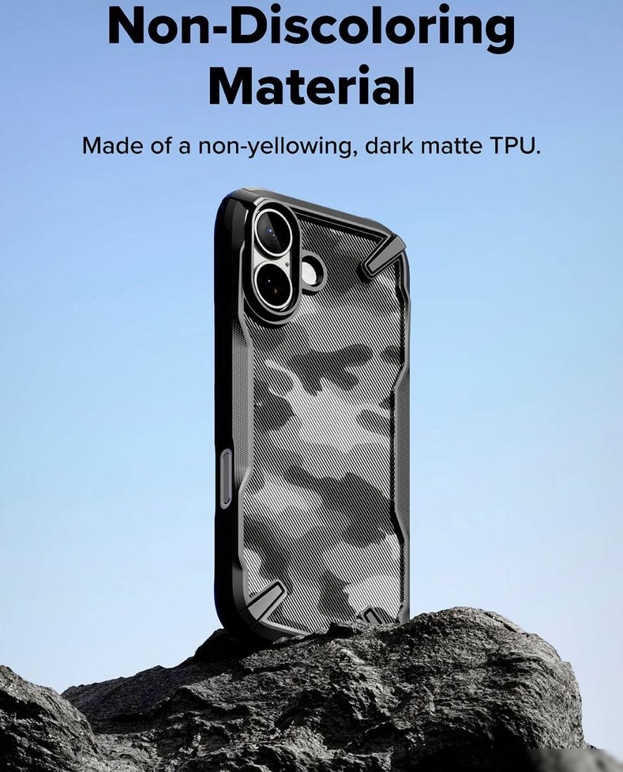 Чехол для телефона Ringke Fusion X для iPhone 17 Camo Black