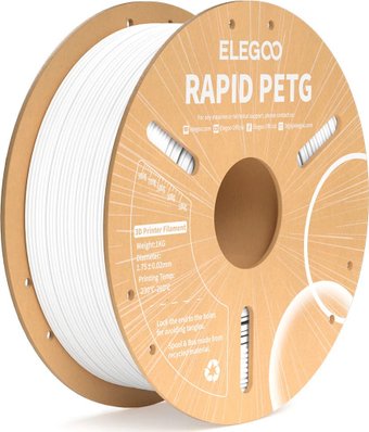 Пластик Elegoo Petg Rapid 50.203.0217 (1кг, белый)
