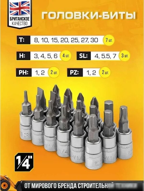 Универсальный набор инструментов JCB 41082-5DS (59719)