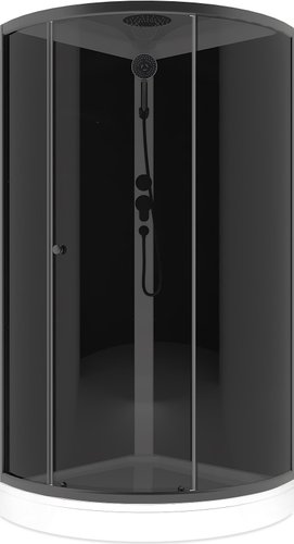 Душевая кабина Domani-Spa Simple 99 90x90 DS01Sm99LBT00.Gt-V1.2-Black