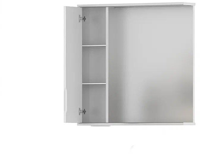 Volna Шкаф с зеркалом Adel 70 L (белый)